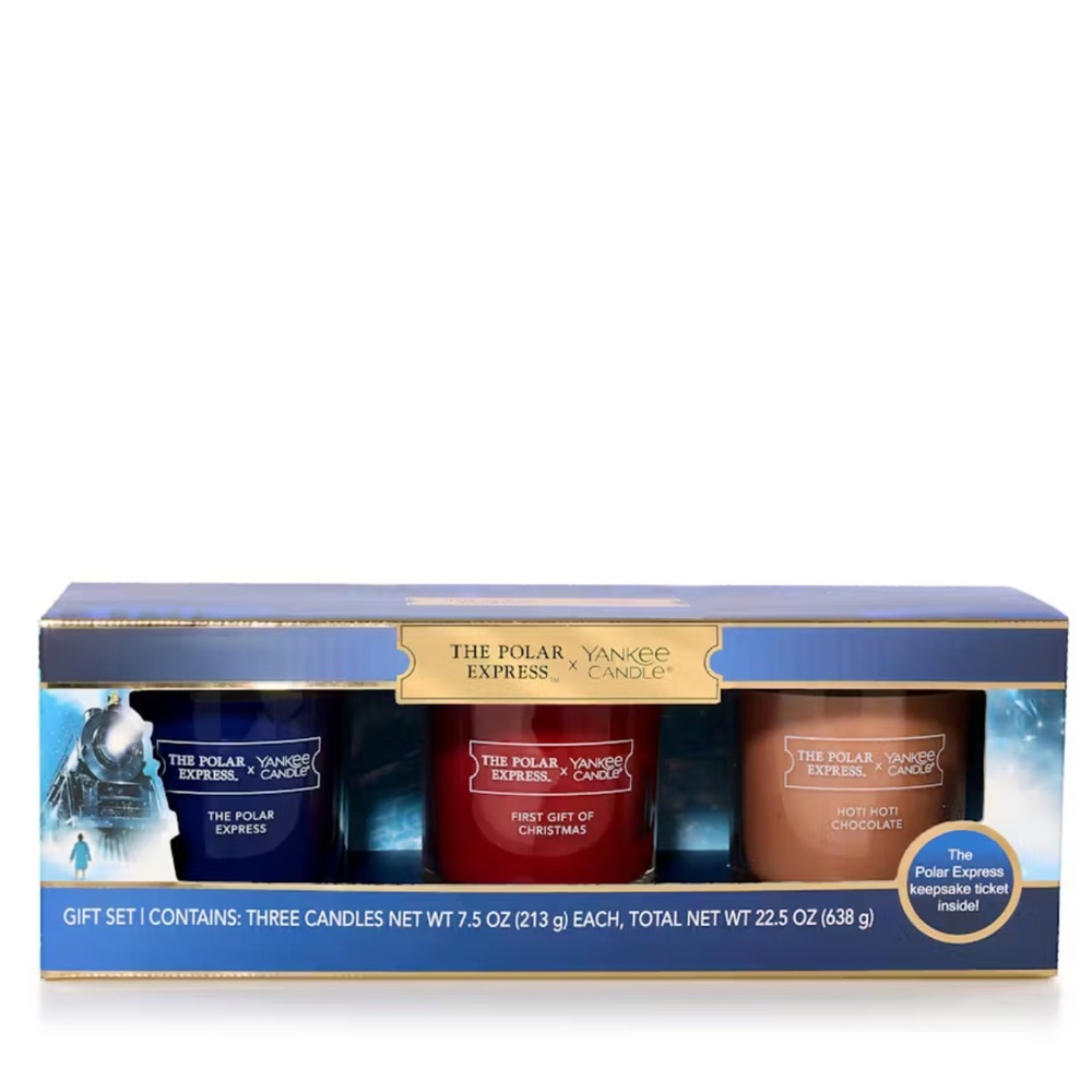 Yankee Candle Polar Express Trio Set - Picture 1 of 3